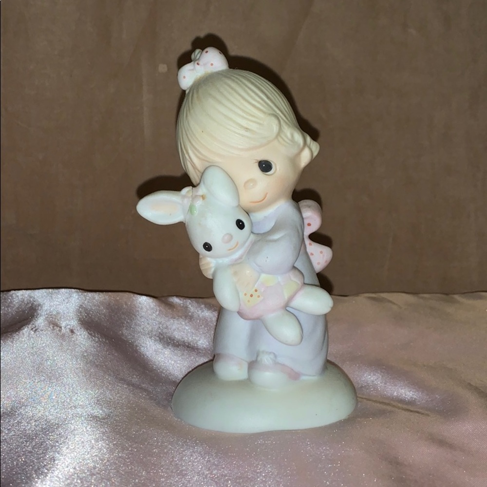Precious Moments Doll: Girl w Bunny